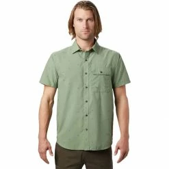 Mountain Hardwear Greenstone Short Sleeve Shirt Men's -Mountain Hardwear Shop FISCDOPR