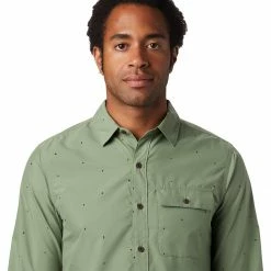 Mountain Hardwear Greenstone Long Sleeve Shirt Men's -Mountain Hardwear Shop FISCDOPR D5