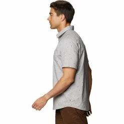 Mountain Hardwear Big Cottonwood Short Sleeve Shirt Men's -Mountain Hardwear Shop LIGDUN D4