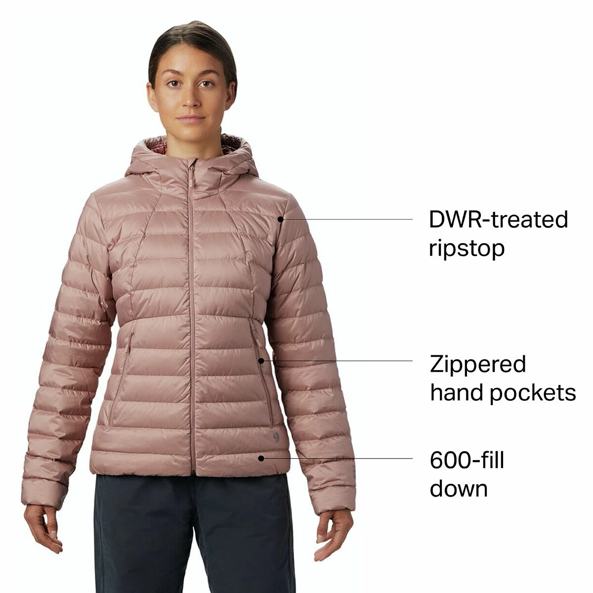 Mountain Hardwear Rhea Ridge Hooded Jacket Women's 9 Mountain Hardwear Rhea Ridge Hooded Jacket Women's - Image 7