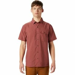 Mountain Hardwear Greenstone Short Sleeve Shirt Men's -Mountain Hardwear Shop WAROSCDOPR